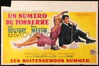 4t0228 BELLS ARE RINGING Belgian 1960 art of Judy Holliday & Dean Martin with phones!