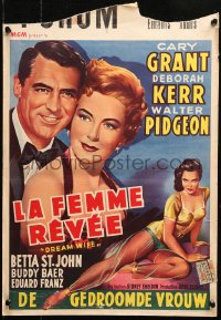 4t0238 DREAM WIFE Belgian 1954 Cary Grant, sexy Deborah Kerr & Betta St. John, different art!