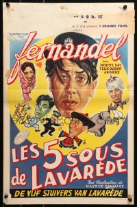 4t0242 FIVE CENTS OF LAVAREDE Belgian R1950s Maurice Cammage's Les Cinq Sous De Lavarede!