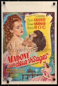 4t0261 MADONNA OF THE SEVEN MOONS Belgian 1947 Phyllis Calvert, Stewart Granger, love triangle!