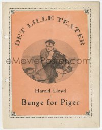 4t0742 GIRL SHY local theater Danish program 1924 tailor Harold Lloyd, great different images!