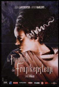 4t0112 BRIDE OF FRANKENSTEIN French 16x24 R2008 super close up of Elsa Lanchester in the title role!