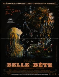 4t0131 LA BELLE ET LA BETE French 16x21 R2013 Jean Cocteau's classic fairy tale, cool Malcles art!