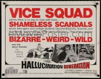 4t0587 HALLUCINATION GENERATION 1/2sh 1967 Beatniks, Sickniks & Acid-Heads, bizarre, weird & wild!