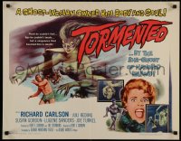 4t0659 TORMENTED 1/2sh 1960 art of the sexy she-ghost of Haunted Island, supernatural passion!