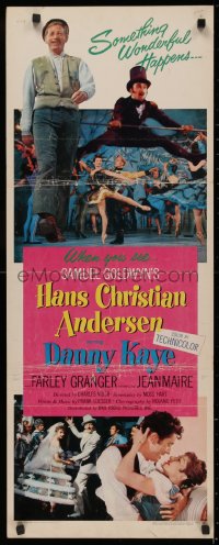 4t0461 HANS CHRISTIAN ANDERSEN insert 1953 images of Danny Kaye, Zizi Jeanmaire!