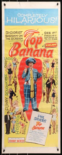 4t0530 TOP BANANA insert 1954 wacky Phil Silvers & super sexy Judy Lynn + showgirls!