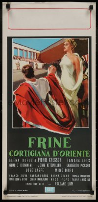 4t0383 FRINE CORTIGIANA D'ORIENTE Italian locandina 1953 Mario Bonnard, Giammari artwork!