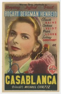 4t0907 CASABLANCA Spanish herald 1946 different image of Ingrid Bergman, Michael Curtiz classic!