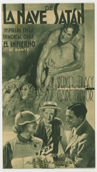 4t0922 DANTE'S INFERNO Spanish herald 1935 Spencer Tracy, Claire Trevor, different images!