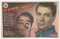 4t0930 DEAD OF NIGHT Spanish herald 1948 wacky image of ventriloquist Michael Redgrave & his dummy!