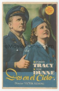 4t0976 GUY NAMED JOE Spanish herald 1944 WWII pilot Spencer Tracy loves Irene Dunne after death!