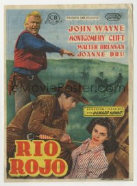 4t1067 RED RIVER Spanish herald 1953 John Wayne, Montgomery Clift, Joanne Dru, Howard Hawks