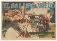 4t1131 WAGES OF FEAR Spanish herald 1953 Yves Montand, Henri-Georges Clouzot, different Jano art!