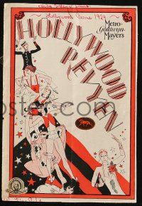 4t0762 HOLLYWOOD REVUE Danish program 1930 great different art of performers, MGM all-star revue!