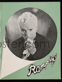 4t0785 LIMELIGHT green style Danish program 1952 different images of Charlie Chaplin + Tom art!