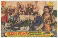 4t1004 KIM 4pg Spanish herald 1951 Errol Flynn, Dean Stockwell & Luez in mystic India, Rudyard Kipling