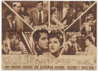 4t1102 TALK OF THE TOWN 4pg Spanish herald 1943 headshots of Cary Grant, Jean Arthur & Ronald Colman!