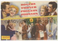 4t1135 WEEK-END AT THE WALDORF 4pg Spanish herald 1948 Ginger Rogers, Lana Turner, Pidgeon, different!