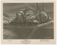 4w0932 20,000 LEAGUES UNDER THE SEA 8x10.25 still 1955 James Mason & ship attacked by giant squid!