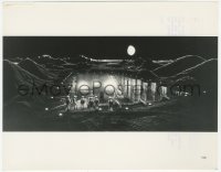 4w0934 2001: A SPACE ODYSSEY Cinerama 8x10.25 still 1968 astronauts descend into moon excavation!