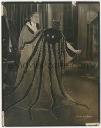 4w0948 AFFAIRS OF ANATOL 8x10.25 still 1921 Wallace Reid & Bebe Daniels in wild octopus cloak!