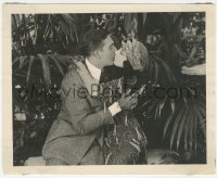 4w0961 ALWAYS AUDACIOUS 8x10 still 1920 great close up of Wallace Reid kissing Margaret Loomis!