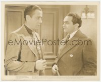 4w0963 AMAZING DR. CLITTERHOUSE 8.25x10 still 1938 c/u of Edward G. Robinson & Humphrey Bogart!