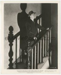 4w0965 AND NOW TOMORROW 8.25x10 still 1944 cool moody image of Alan Ladd on stairs by shadows!