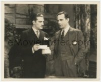 4w0997 BENSON MURDER CASE 8x10 still 1930 Spanish Antonio Moreno & Ramon Pereda as Philo Vance!