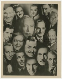 4w0999 BEST ACTOR WINNERS 8x10.25 still 1948 cool montage photo of 17 previous Oscar winners!
