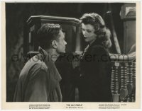 4w1067 CAT PEOPLE 7.75x10 still 1942 close up of sexy Simone Simon staring at Kent Smith!