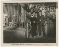 4w1073 CHARLIE CHAN AT THE CIRCUS 8x10 still 1936 Asian detective Warner Oland by audience!