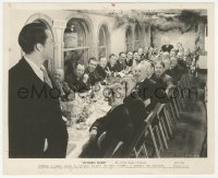 4w1082 CITIZEN KANE 8.25x10 still 1941 Orson Welles, Sloane & Cotten at dinner for the Inquirer!