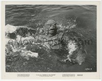 4w1575 REVENGE OF THE CREATURE 8x10.25 still 1955 close up of the monster splashing in the water!