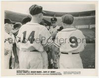 4w1598 SAFE AT HOME 8x10 still 1962 New York Yankees baseball legend Mickey Mantle w/kids on field!
