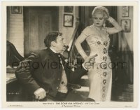 4w1624 SHE DONE HIM WRONG 8x10.25 still 1933 great close up of sexy Mae West & Noah Beery Sr.!