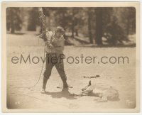 4w1631 SILENT CALL deluxe 8x10 still 1921 Strongheart the German Shepherd in his first movie by Rice!
