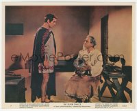 4w0928 SILVER CHALICE color 8x10 still #7 1955 young Paul Newman looking down at Lorne Greene!
