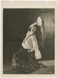 4w1662 SPANISH DANCER 8x11 key book still 1923 great portrait of sexy Pola Negri in dancing outfit!