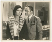 4w1676 STREET OF CHANCE 8x10 still 1930 close up of William Powell glaring at beautiful Kay Francis!