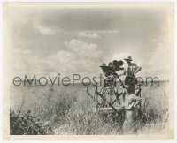 4w1724 TRADER HORN candid 8x9.75 still 1931 director W.S. Van Dyke filming on location in Africa!