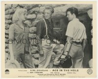 4w0945 ACE IN THE HOLE English FOH LC 1951 Kirk Douglas between Jan Sterling & Robert Arthur!