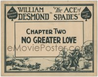 4w0027 ACE OF SPADES chapter 2 TC 1925 western serial about the winning of the West, No Greater Love!