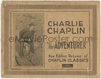4w0031 ADVENTURER TC R1922 Charlie Chaplin prison escape comedy, New Edition DeLuxe, ultra rare!