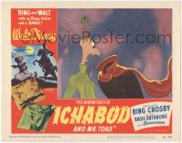 4w0355 ADVENTURES OF ICHABOD & MISTER TOAD LC #8 1949 Disney cartoon, he's w/the Headless Horseman!