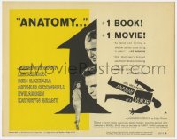 4w0041 ANATOMY OF A MURDER style A TC 1959 Otto Preminger, James Stewart, Lee Remick, Saul Bass art!