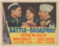 4w0050 BATTLE OF BROADWAY TC 1938 Gypsy Rose Lee between Victor McLaglen & Brian Donlevy!