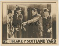 4w0400 BLAKE OF SCOTLAND YARD LC 1927 three men shocked by pointing Asian guy, detective serial!