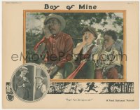 4w0407 BOY OF MINE LC 1923 banker's son & Eugene Pineapple Jackson in wagon with ragman, rare!